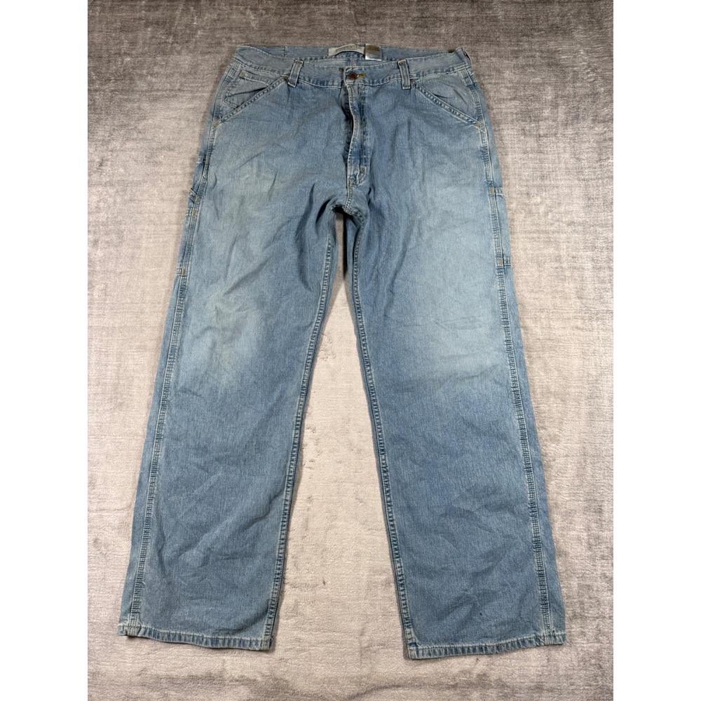 Levis Jeans Mens W38 L32 Blue Denim Y2K Carpenter Loose Straight Utility Skater